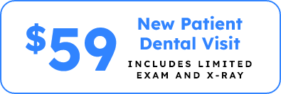 $59 New Patient Dental Visit stamp